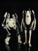 Portal 2 Robots Atlas and P-Body (Portal) Custom Action Figure