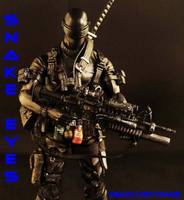 Snake Eyes Sideshow Sculpt (G.I. Joe) Custom Action Figure