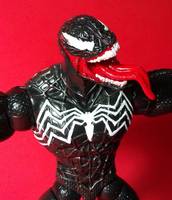 Marvel Legends Spider-Man Sandman Series Movie VENOM REPAINT (Marvel Legends) Custom Action Figure