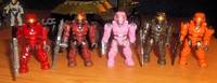Mega Bloks: Red Team (Rvb) (Halo) Custom Miniature / Figurine