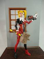Unmasked Harley Quinn (Batman Animated) (DC Universe) Custom Action Figure