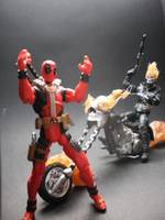 Ghost Rider with Motorcycle Hell. (Marvel Universe) Custom Action Figure