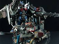 DOTM Battle Ops + Jetwing Optimus Prime (Transformers) Custom Action Figure