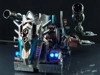 DOTM Battle Ops + Jetwing Optimus Prime (Transformers) Custom Action Figure