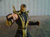 Scorpion MK9 Jazwares Repaint (Mortal Kombat) Custom Action Figure