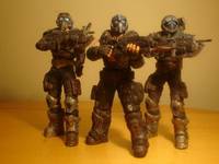Clay Carmine   (Gears of War 3) (Gears Of War) Custom Action Figure
