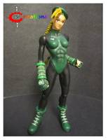 Green Lantern Cammy (Street Fighter) Custom Action Figure