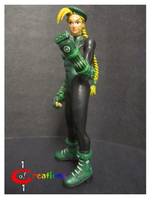 Green Lantern Cammy (Street Fighter) Custom Action Figure