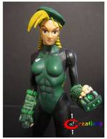 Green Lantern Cammy (Street Fighter) Custom Action Figure