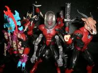 Red Lantern Rohstak Rham (Green Lantern) Custom Action Figure
