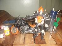 Ghostrider Motorcycle (Marvel) Custom Action Figure