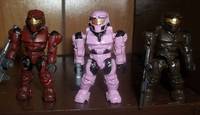 Mega Bloks: Red Team (Rvb) V2 (Halo) Custom Miniature / Figurine
