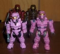Mega Bloks: Red Team (Rvb) V2 (Halo) Custom Miniature / Figurine