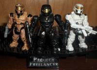 Mega Bloks: Blood Gulch Freelancers (Rvb) (Halo) Custom Miniature / Figurine