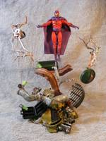 Magneto  - DIORAMA (Marvel Universe) Custom Diorama / Playset