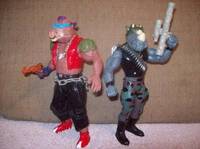 Bebop and Rocksteady (Teenage Mutant Ninja Turtles) Custom Action Figure