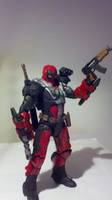 Warpool ( Deadpool in War Machine Armor) (Marvel Legends) Custom Action Figure