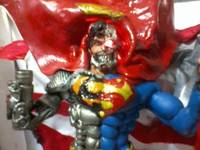 Superman Cyborg  Cover from Superman #79 (DC Direct Statue) Custom Action Figure