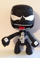 Littlebig Planet Venom Sackboy (Marvel Universe) Custom Action Figure