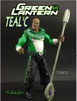 Green Lantern Teal'c (Green Lantern) Custom Action Figure