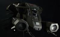 The Dark Knight Rises the Bat Custom Vehicle (Batman - Dark Knight Rises) Custom Vehicle
