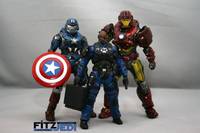Halo Nick Fury (Halo) Custom Action Figure