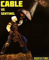 X-Men Futuristic Battlezone Cable Action Figure (X-Men) Custom Action Figure