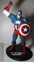 Captain America (17" Statue Restoration) (Captain America) Custom Statue / Bust