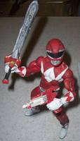 Tyrannosaurus (Red Power Ranger) (Power Rangers) Custom Action Figure