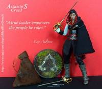 Assassin's Creed - Female Black Master (Street Fighter) Custom Action Figure