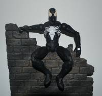 Black Spiderman (Spider-Man) Custom Action Figure