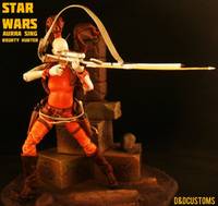 Aurra Sing Bounty Hunter Jedi Huntress (Star Wars) Custom Action Figure