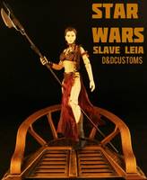 SLAVE LEIA RETURN of the Jedi (Star Wars) Custom Action Figure