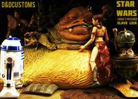 SLAVE LEIA RETURN of the Jedi (Star Wars) Custom Action Figure