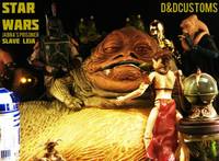 Jabba's PALACE DIORAMA ROTJ (Star Wars) Custom Diorama / Playset
