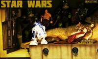 Jabba's PALACE DIORAMA ROTJ (Star Wars) Custom Diorama / Playset