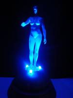 Halo 4 Cortana ( with Light up Base) (Halo) Custom Action Figure