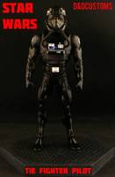 Imperial Tie Fighter Pilot Galactic Empire (Star Wars) Custom Action Figure