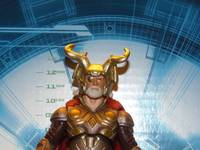 Marvel Comics Thor Movie Odin W/Helmet (Marvel Universe) Custom Action Figure
