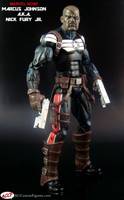 Marcus Johnson a.K.a. Nick Fury Jr, (Marvel Legends) Custom Action Figure