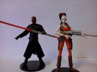 Darth Maul (W/ Aurra Sing) (Star Wars) Custom Action Figure