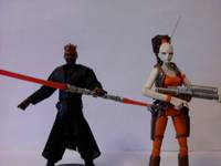 Darth Maul (W/ Aurra Sing) (Star Wars) Custom Action Figure