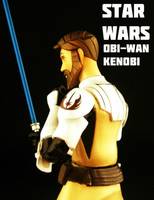 General Kenobi Clone Wars (Star Wars Clone Wars) Custom Action Figure