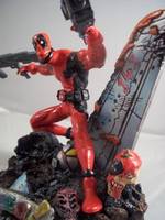 Deadpool / Headpool Diaroma (Marvel Legends) Custom Action Figure