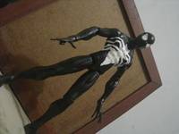 Spiderman Black Suit (Marvel Legends) Custom Action Figure