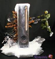 Halo X-Box 360 Ultimate Destruction Diorama (Halo) Custom Diorama / Playset
