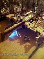 A.R.C.-170 Starfighter (Battle Damage) (Star Wars) Custom Vehicle