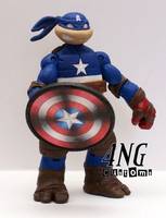 TMNT Captain America (Teenage Mutant Ninja Turtles) Custom Action Figure