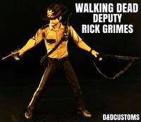 AMC Deputy Rick Grimes Season 1 (Walking Dead) Custom Action Figure
