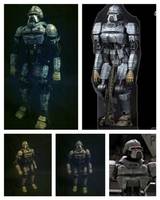 Caprican Military U-87 Cylon (Battlestar Galactica) Custom Action Figure